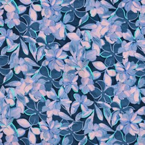 FRENCH TERRY DIGITAL BLUMEN BLAU (thumbnail)