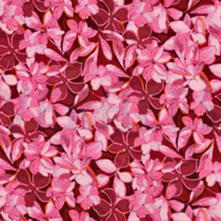 FRENCH TERRY DIGITAL BLUMEN ROT (thumbnail)
