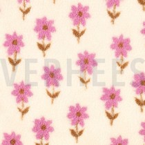 TEDDY JACQUARD BLOEMEN NATUREL (thumbnail)