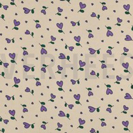 SWEAT NATURAL HEARTS NATURAL/LILAC (thumbnail)