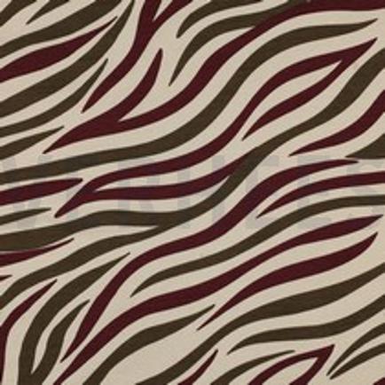 SWEAT NATURAL ANIMAL SKIN NATURAL/ BURGUNDY (thumbnail)