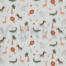 JERSEY DIGITAL SAFARI ANIMALS WHITE (thumbnail)