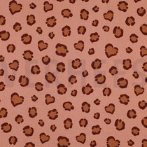 DOUBLE GAUZE DIERENHUID PERZIK (thumbnail)