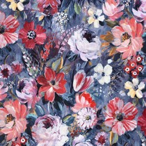 FRENCH TERRY DIGITAL BLUMEN BLAU (thumbnail)