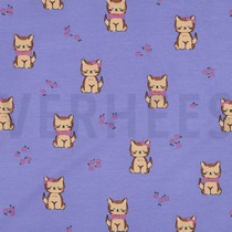 JERSEY GLITTER CATS PURPLE (thumbnail)