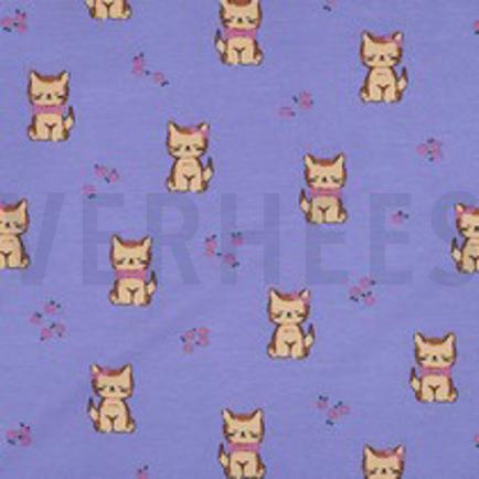 JERSEY GLITTER CATS PURPLE (thumbnail)