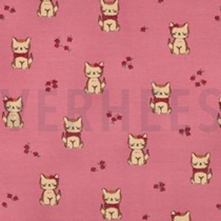 JERSEY GLITTER CATS PINK (thumbnail)