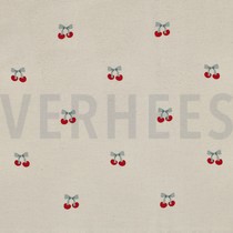 FLANELLE CERISES NATUREL (thumbnail)