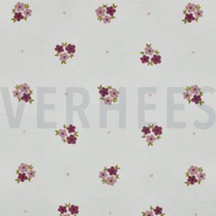 FLANELLE FLEURS BLANC CASSÉ (thumbnail)
