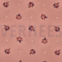 FLANELLE FLEURS PÊCHE (thumbnail)