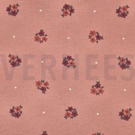 FLANELLE FLEURS PÊCHE (thumbnail)