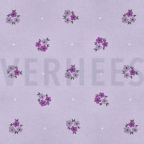 FLANELLE FLEURS VIOLET (thumbnail)