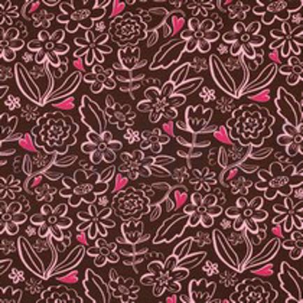 SOFT SWEAT BLUMEN BRAUN (thumbnail)