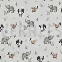 RIB JERSEY DIGITAAL SAFARI DIEREN WIT (thumbnail)