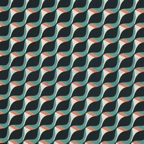 VISCOSE RADIANCE ABSTRACT DARK GREEN (thumbnail)