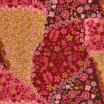 VISCOSE RADIANCE PATCHWORK RED (thumbnail)