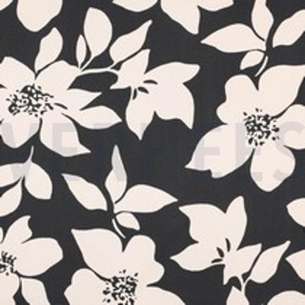 VISCOSE ROSELLA STRETCH FLOWERS BLACK (thumbnail)