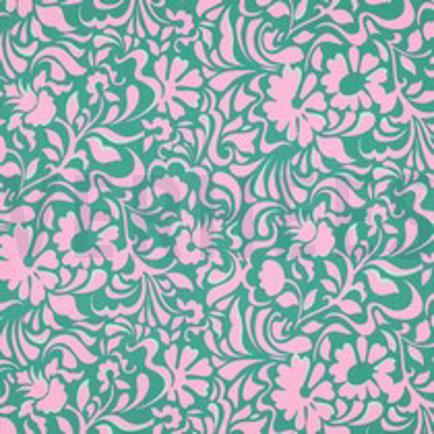 VISCOSE ROSELLA STRETCH BLADEREN GROEN (thumbnail)