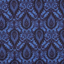 VISKOSE ROSELLA STRETCH DIGITAL ORNAMENT BLAU (thumbnail)