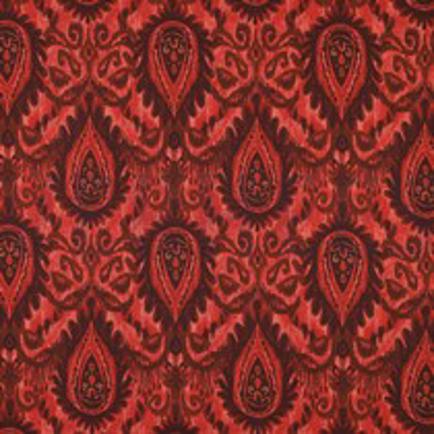 VISKOSE ROSELLA STRETCH DIGITAL ORNAMENT TERRACOTTA (thumbnail)