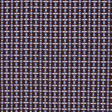 LENZING™ ECOVERO™ GÉOMÉTRIQUE BRUN FONCÉ (thumbnail)