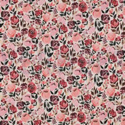 JERSEY GOTS DIGITAL FLOWERS ECRU (thumbnail)