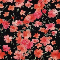 VISCOSE JERSEY DIGITAAL BLOEMEN ZWART (thumbnail)