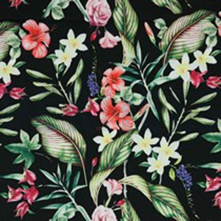 MAGNOLIA STRETCH ZWART (thumbnail)