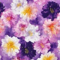 VISCOSE LUREX DIGITAL FLEURS VIOLET (thumbnail)