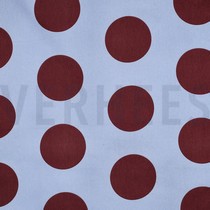 COTON SATIN POIS BLEU (thumbnail)
