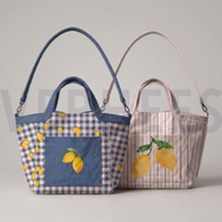CANVAS DIGITAAL SHOPPER PANEEL CITROENEN NATUREL (thumbnail)