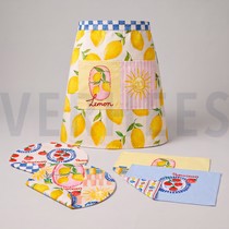 CANVAS DIGITAAL KEUKEN PANEEL CITROENEN GEEL (thumbnail)