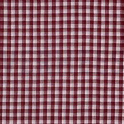 DOUBLE GAUZE YARN DYED STRIPES & CHECKS BURGUNDY (thumbnail)