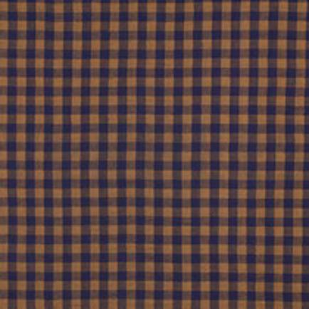 DOUBLE GAUZE YARN DYED STRIPES & CHECKS NAVY (thumbnail)