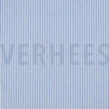 GARENGEVERFD POPLIN STREPEN 3MM HEMELSBLAUW (thumbnail)