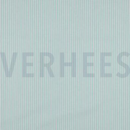 GARENGEVERFD POPLIN STREPEN 3MM MINT (thumbnail)