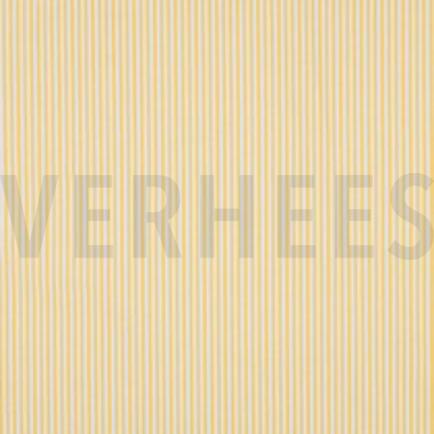 GARENGEVERFD POPLIN STREPEN 3MM GEEL (thumbnail)