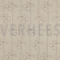 DOUBLE GAUZE GEWATTEERD KERSEN NATUREL (thumbnail)