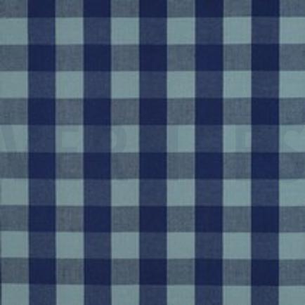 KATOEN GARENGEVERFD RUITEN BLAUW/GREEN (thumbnail)