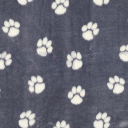 FLEECE HONDENPOTEN LICHTGRIJS (thumbnail)