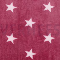 FLEECE STERREN ROZE (thumbnail)
