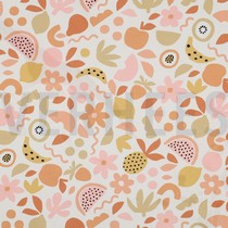 BAUMWOLLE POPELINE OBST GEBROCHEN WEISS (thumbnail)