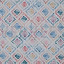 DOUBLE GAUZE DIGITAAL GEO WATERVERF BLAUW (thumbnail)