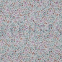 DOUBLE GAUZE GOTS DIGITAL FLOWERS PETROL (thumbnail)