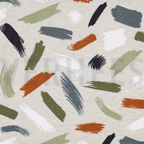 SOFT SWEAT MELANGE PINSELSTRICHE SAND MELIERT (thumbnail)