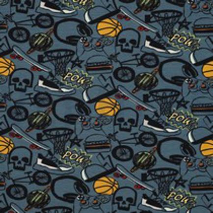 JERSEY COOL JEANSBLAUW (thumbnail)