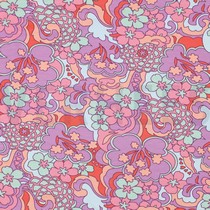 FRENCH TERRY ABSTRAKTE BLUMEN LILA/VIOLETT (thumbnail)