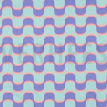 FRENCH TERRY ABSTRAKTE BLUMEN BLAU (thumbnail)