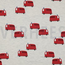 JERSEY MELANGE BRANDWEERWAGENS ECRU (thumbnail)