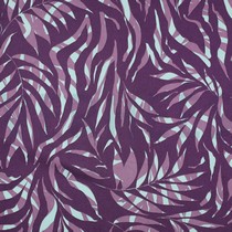COTTON SATIN LEAVES PURPLE (thumbnail)